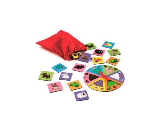 Настольная игра Djeco Тактильное лото. Животные (Tactilo loto Animals) (DJ08129), изображение 4