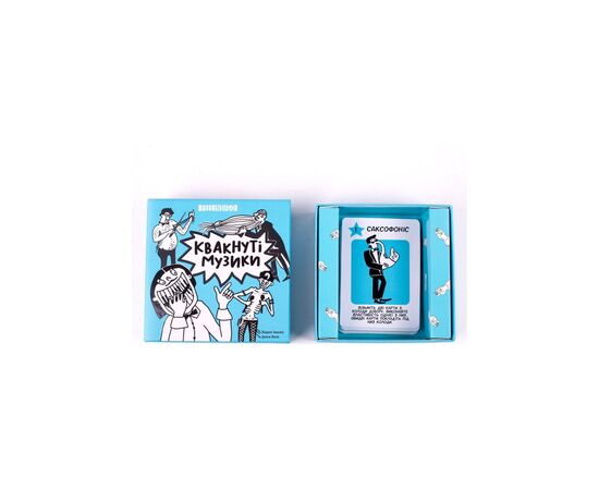 Настольная игра Feelindigo Квакнутые музыканты (Freaky Band) украинский (FI19030), изображение 6 Настольная игра Feelindigo Квакнутые музыканты (Freaky Band) украинский (FI19030), изображение 6