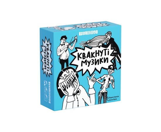 Настольная игра Feelindigo Квакнутые музыканты (Freaky Band) украинский (FI19030)