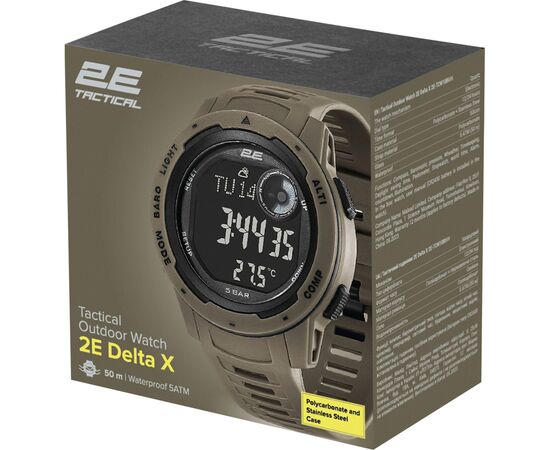 Смарт-часы 2E Delta X Brown з компасом та крокоміром (2E-TCW10BWN), изображение 7 Смарт-часы 2E Delta X Brown з компасом та крокоміром (2E-TCW10BWN), изображение 7