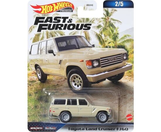 Машина Hot Wheels Коллекционная модель Toyota Land Cruiser FJ60 серии Форсаж (HNW46/HNW53), изображение 3 Машина Hot Wheels Коллекционная модель Toyota Land Cruiser FJ60 серии Форсаж (HNW46/HNW53), изображение 3
