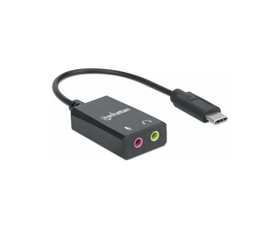 Звуковая плата Intracom USB Type-C, 2.1 Channel Manhattan (153317), изображение 2 Звуковая плата Intracom USB Type-C, 2.1 Channel Manhattan (153317), изображение 2