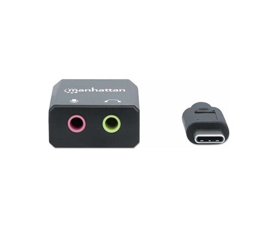 Звуковая плата Intracom USB Type-C, 2.1 Channel Manhattan (153317), изображение 4 Звуковая плата Intracom USB Type-C, 2.1 Channel Manhattan (153317), изображение 4