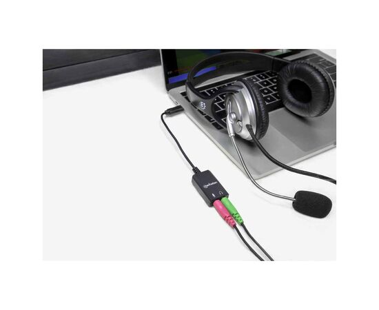 Звуковая плата Intracom USB Type-C, 2.1 Channel Manhattan (153317), изображение 5 Звуковая плата Intracom USB Type-C, 2.1 Channel Manhattan (153317), изображение 5