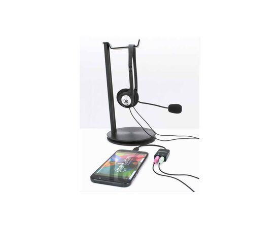 Звуковая плата Intracom USB Type-C, 2.1 Channel Manhattan (153317), изображение 6 Звуковая плата Intracom USB Type-C, 2.1 Channel Manhattan (153317), изображение 6
