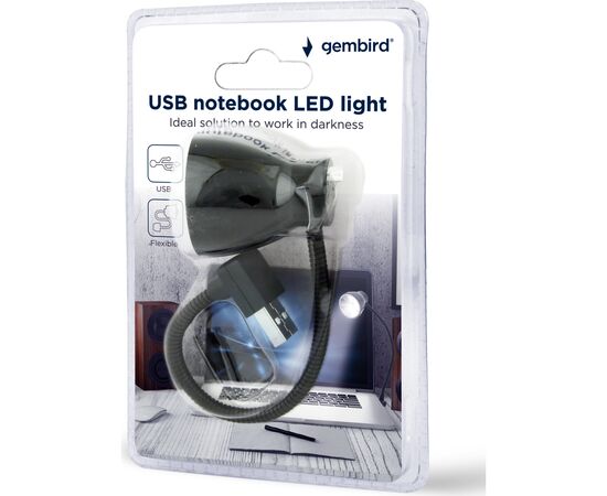 Лампа USB Gembird Гибкая трубка (NL-02), изображение 5 Лампа USB Gembird Гибкая трубка (NL-02), изображение 5