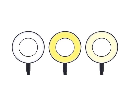 Набор блогера Gembird LED ring 3.5'' 5W, holder (LED-RING4-PH-01), изображение 3