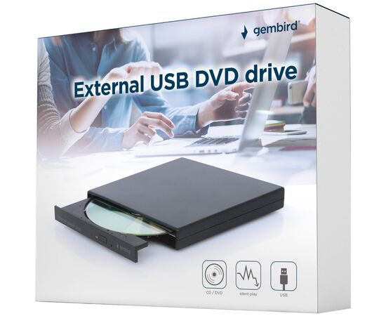 Оптический привод DVD-RW Gembird DVD-USB-04, изображение 5 Оптический привод DVD-RW Gembird DVD-USB-04, изображение 5
