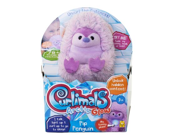 Интерактивная игрушка Curlimals серии Arctic Glow - Пингвин Пип (3728), изображение 9 Интерактивная игрушка Curlimals серии Arctic Glow - Пингвин Пип (3728), изображение 9