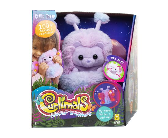 Интерактивная игрушка Curlimals серии Flutter Wonders - Медведица Белла (3729), изображение 8 Интерактивная игрушка Curlimals серии Flutter Wonders - Медведица Белла (3729), изображение 8