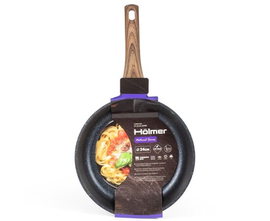 Сковорода Hölmer Natural лита 24 см (FP-33524-SWMB Natural), изображение 6 Сковорода Hölmer Natural лита 24 см (FP-33524-SWMB Natural), изображение 6