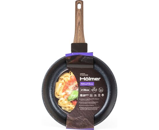 Сковорода Hölmer Natural лита 26 см (FP-33526-SWMB Natural), изображение 6 Сковорода Hölmer Natural лита 26 см (FP-33526-SWMB Natural), изображение 6