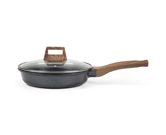 Сковорода Hölmer Natural лита з кришкою 24 см (FP-33524-SWMBML Natural)