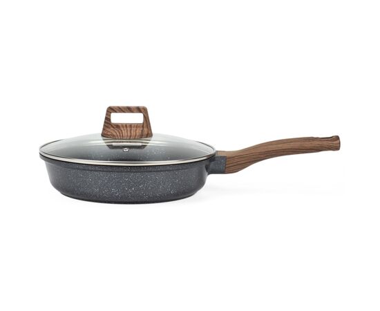 Сковорода Hölmer Natural лита з кришкою 26 см (FP-33526-SWMBML Natural)