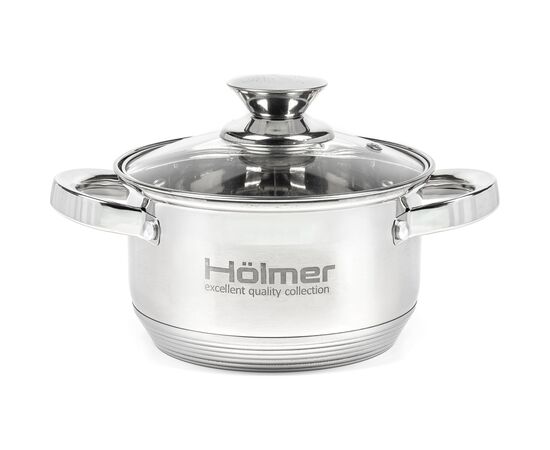 Кастрюля Hölmer з кришкою 2 л (CR-12520-SS)