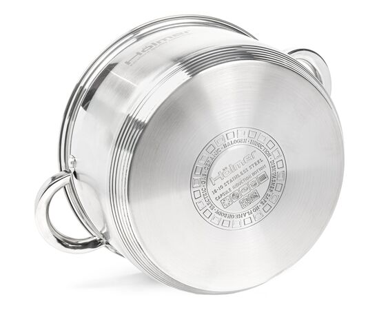 Кастрюля Hölmer з кришкою 6 л (CR-12560-SS), изображение 6 Кастрюля Hölmer з кришкою 6 л (CR-12560-SS), изображение 6
