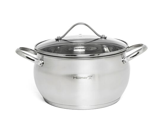 Кастрюля Hölmer Fantastic з кришкою 3,9 л (CR-15539-SS Fantastic), изображение 2 Кастрюля Hölmer Fantastic з кришкою 3,9 л (CR-15539-SS Fantastic), изображение 2