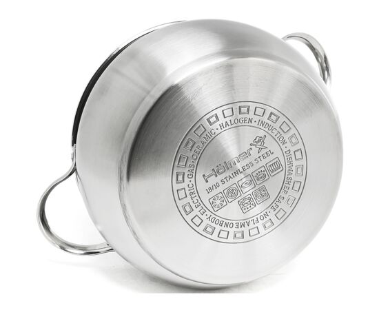 Кастрюля Hölmer Fantastic з кришкою 5 л (CR-15550-SS Fantastic), изображение 2 Кастрюля Hölmer Fantastic з кришкою 5 л (CR-15550-SS Fantastic), изображение 2