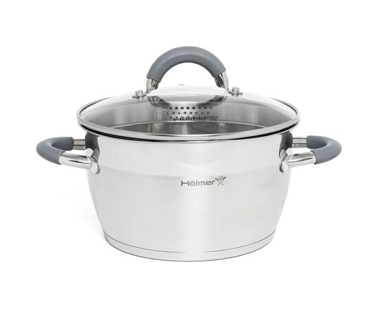 Кастрюля Hölmer Chef Assistant з кришкою 3,6 л (CR-16536-SSGD Chef Assistant), изображение 3 Кастрюля Hölmer Chef Assistant з кришкою 3,6 л (CR-16536-SSGD Chef Assistant), изображение 3