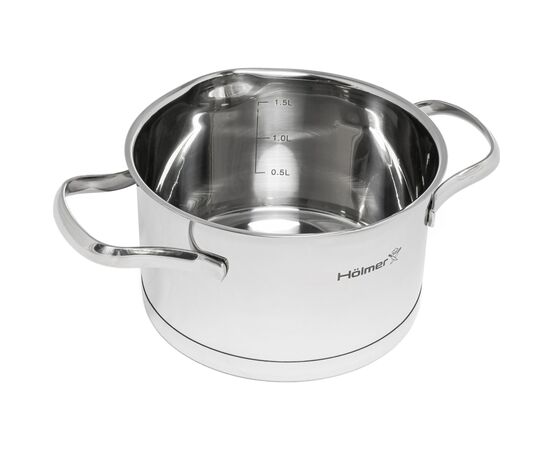 Кастрюля Hölmer Aurora з кришкою 1,9 л (CR-17519-SSD Aurora), изображение 4 Кастрюля Hölmer Aurora з кришкою 1,9 л (CR-17519-SSD Aurora), изображение 4