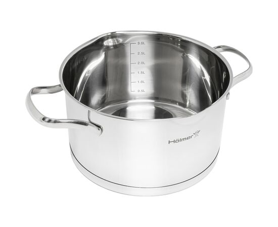 Кастрюля Hölmer Aurora з кришкою 3,7 л (CR-17537-SSD Aurora), изображение 3 Кастрюля Hölmer Aurora з кришкою 3,7 л (CR-17537-SSD Aurora), изображение 3