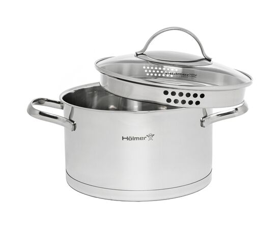 Кастрюля Hölmer Aurora з кришкою 3,7 л (CR-17537-SSD Aurora)
