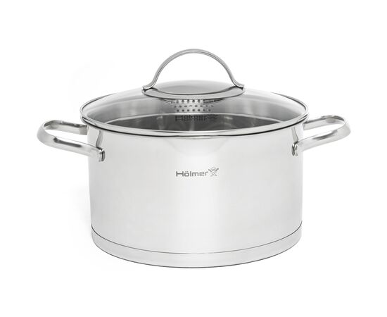 Кастрюля Hölmer Aurora з кришкою 4,8 л (CR-17548-SSD Aurora), изображение 3 Кастрюля Hölmer Aurora з кришкою 4,8 л (CR-17548-SSD Aurora), изображение 3