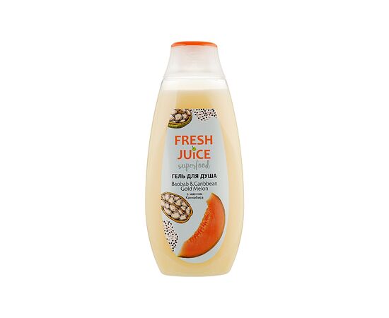 Гель для душу Fresh Juice Superfood Baobab & Caribbean Gold Melon 400 мл (4823015942266)