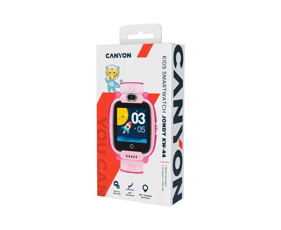 Смарт-часы Canyon CNE-KW44PP Jondy KW-44, Kids smartwatch Pink (CNE-KW44PP), изображение 4 Смарт-часы Canyon CNE-KW44PP Jondy KW-44, Kids smartwatch Pink (CNE-KW44PP), изображение 4