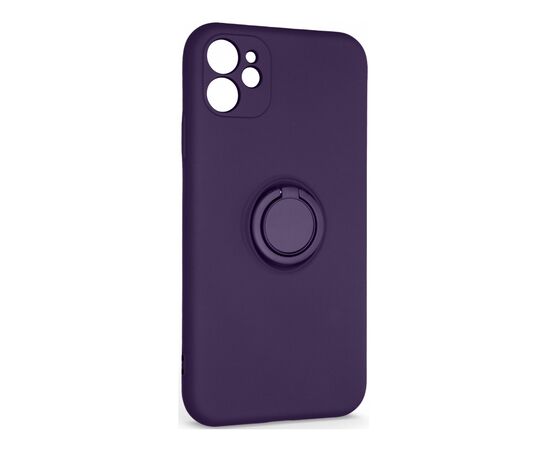 Чохол до мобільного телефона Armorstandart Icon Ring Apple iPhone 11 Dark Purple (ARM68646)