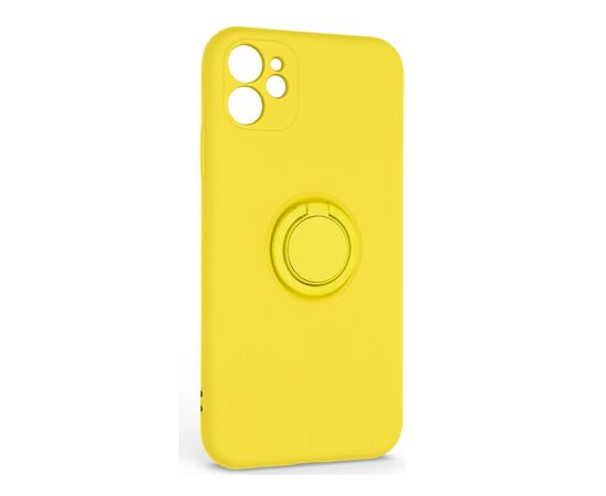 Чохол до мобільного телефона Armorstandart Icon Ring Apple iPhone 11 Yellow (ARM68645)