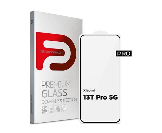 Стекло защитное Armorstandart Pro Xiaomi 13T Pro 5G Black (ARM69551)