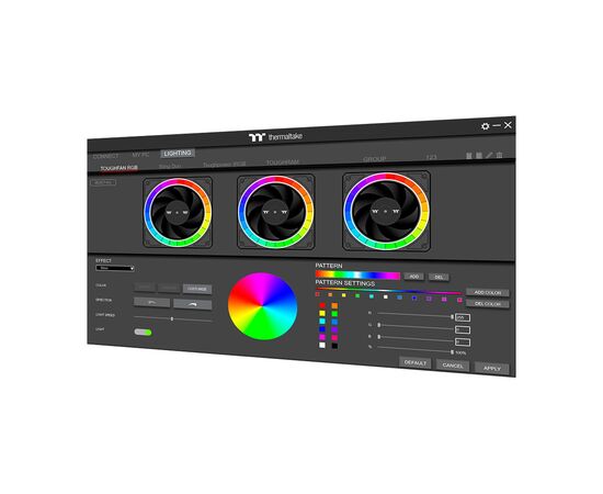 Кулер для корпуса ThermalTake TOUGHFAN 12 RGB Radiator Fan 3Pack (CL-F135-PL12SW-A), изображение 6 Кулер для корпуса ThermalTake TOUGHFAN 12 RGB Radiator Fan 3Pack (CL-F135-PL12SW-A), изображение 6