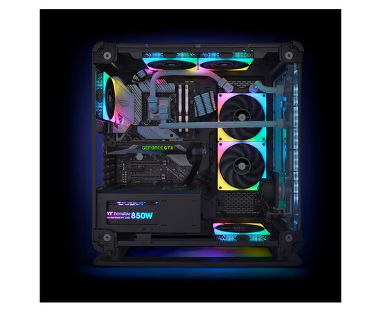 Кулер для корпуса ThermalTake TOUGHFAN 12 RGB Radiator Fan 3Pack (CL-F135-PL12SW-A), изображение 8 Кулер для корпуса ThermalTake TOUGHFAN 12 RGB Radiator Fan 3Pack (CL-F135-PL12SW-A), изображение 8