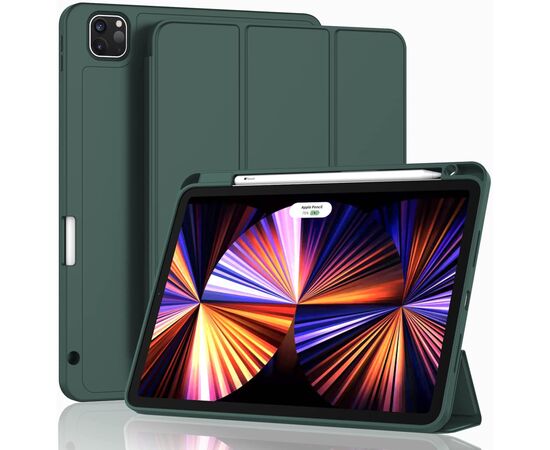 Чохол до планшета BeCover Direct Charge Pencil Apple iPad Pro 11 2020/2021/2022 Dark Green (709651), зображення 2 Чохол до планшета BeCover Direct Charge Pencil Apple iPad Pro 11 2020/2021/2022 Dark Green (709651), зображення 2