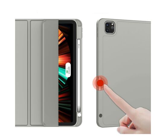Чехол для планшета BeCover Direct Charge Pencil Apple iPad Pro 11 2020/2021/2022 Gray (709652), изображение 3 Чехол для планшета BeCover Direct Charge Pencil Apple iPad Pro 11 2020/2021/2022 Gray (709652), изображение 3