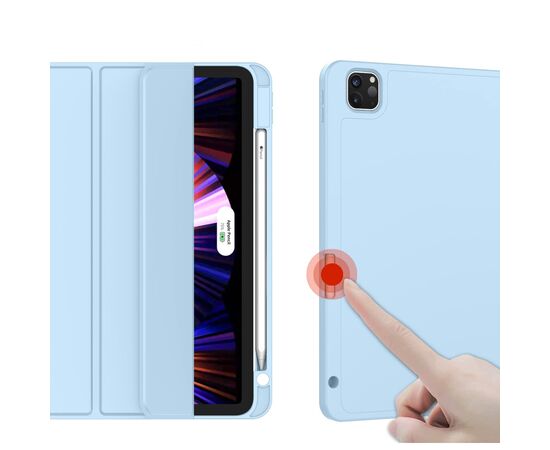 Чехол для планшета BeCover Direct Charge Pencil Apple iPad Pro 11 2020/2021/2022 Light Blue (709653), изображение 3 Чехол для планшета BeCover Direct Charge Pencil Apple iPad Pro 11 2020/2021/2022 Light Blue (709653), изображение 3