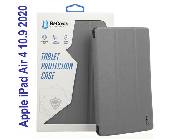 Чехол для планшета BeCover Soft TPU Apple Pencil Apple iPad Air 4 10.9 2020/2021 Gray (706763)