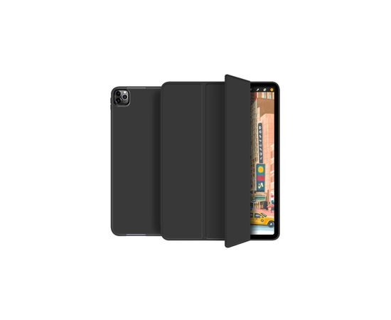 Чехол для планшета BeCover Tri Fold Soft TPU Silicone Apple iPad Pro 11 2020/2021/2022 Black (709710), изображение 2 Чехол для планшета BeCover Tri Fold Soft TPU Silicone Apple iPad Pro 11 2020/2021/2022 Black (709710), изображение 2