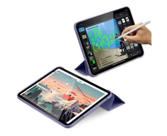 Чохол до планшета BeCover Tri Fold Soft TPU Silicone Apple iPad Pro 11 2020/2021/2022 Purple (709711), зображення 6 Чохол до планшета BeCover Tri Fold Soft TPU Silicone Apple iPad Pro 11 2020/2021/2022 Purple (709711), зображення 6