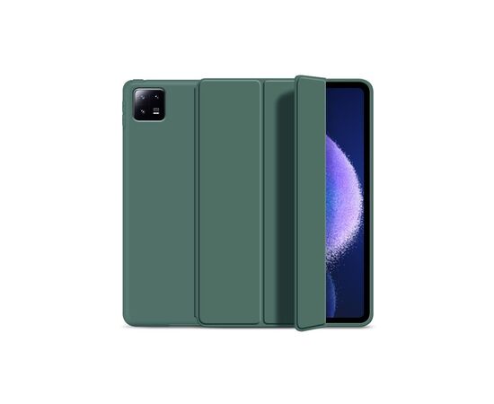 Чехол для планшета BeCover Tri Fold Soft TPU Silicone Xiaomi Mi Pad 6 / 6 Pro 11" Dark Green (709670), изображение 2 Чехол для планшета BeCover Tri Fold Soft TPU Silicone Xiaomi Mi Pad 6 / 6 Pro 11" Dark Green (709670), изображение 2