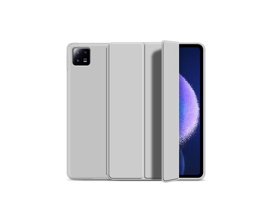 Чехол для планшета BeCover Tri Fold Soft TPU Silicone Xiaomi Mi Pad 6 / 6 Pro 11" Gray (709672), изображение 2 Чехол для планшета BeCover Tri Fold Soft TPU Silicone Xiaomi Mi Pad 6 / 6 Pro 11" Gray (709672), изображение 2