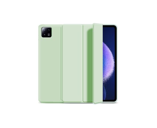 Чехол для планшета BeCover Tri Fold Soft TPU Silicone Xiaomi Mi Pad 6 / 6 Pro 11" Green (709671), изображение 2 Чехол для планшета BeCover Tri Fold Soft TPU Silicone Xiaomi Mi Pad 6 / 6 Pro 11" Green (709671), изображение 2