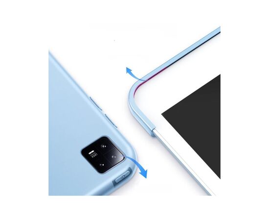 Чохол до планшета BeCover Tri Fold Soft TPU Silicone Xiaomi Mi Pad 6 / 6 Pro 11" Light Blue (709673), зображення 4 Чохол до планшета BeCover Tri Fold Soft TPU Silicone Xiaomi Mi Pad 6 / 6 Pro 11" Light Blue (709673), зображення 4