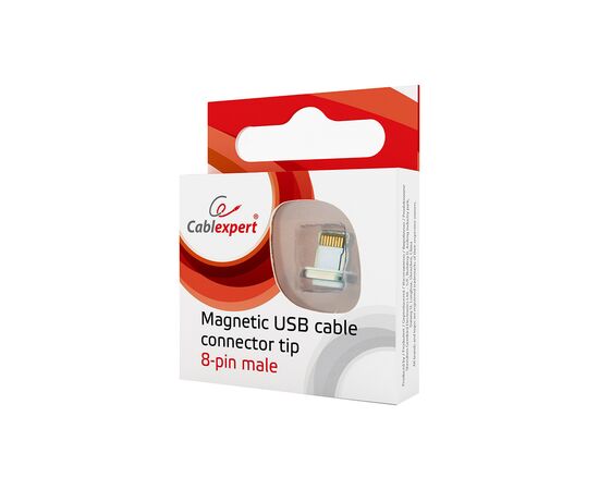 Переходник magnetic Lightning connector Cablexpert (CC-USB2-AMLM-8P), изображение 2 Переходник magnetic Lightning connector Cablexpert (CC-USB2-AMLM-8P), изображение 2