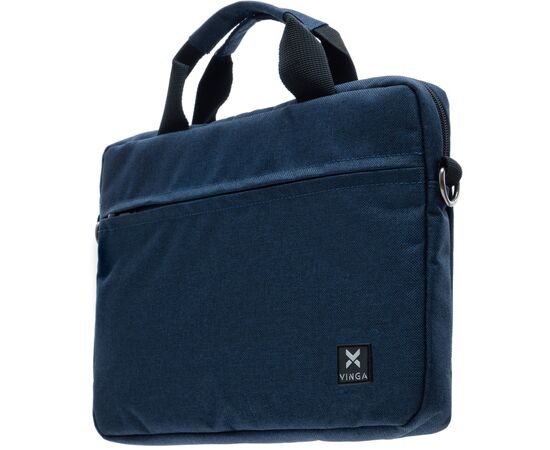 Сумка для ноутбука Vinga 14" NB1403 melange blue (NB1403BL), изображение 3 Сумка для ноутбука Vinga 14" NB1403 melange blue (NB1403BL), изображение 3