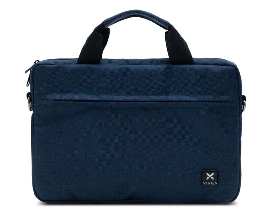 Сумка для ноутбука Vinga 14" NB1403 melange blue (NB1403BL), изображение 4 Сумка для ноутбука Vinga 14" NB1403 melange blue (NB1403BL), изображение 4