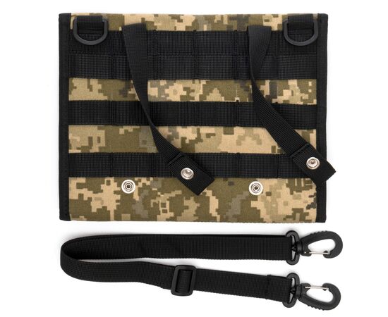 Чехол для планшета Vinga universal 10-11" MOLLE, Cordura 100D, Pixel (VTB11UMCP), изображение 6 Чехол для планшета Vinga universal 10-11" MOLLE, Cordura 100D, Pixel (VTB11UMCP), изображение 6