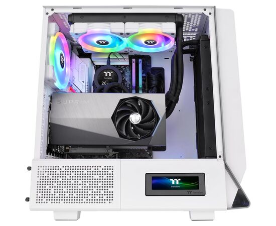 Корпус ThermalTake Ceres 300 TG ARGB White (CA-1Y2-00M6WN-00), зображення 2 Корпус ThermalTake Ceres 300 TG ARGB White (CA-1Y2-00M6WN-00), зображення 2