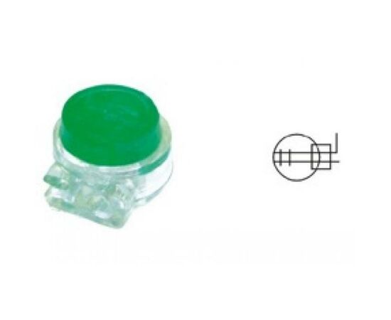 З'єднувач кабелю "Scotchlok" with gel К5 Green * 100 Ritar (12999)